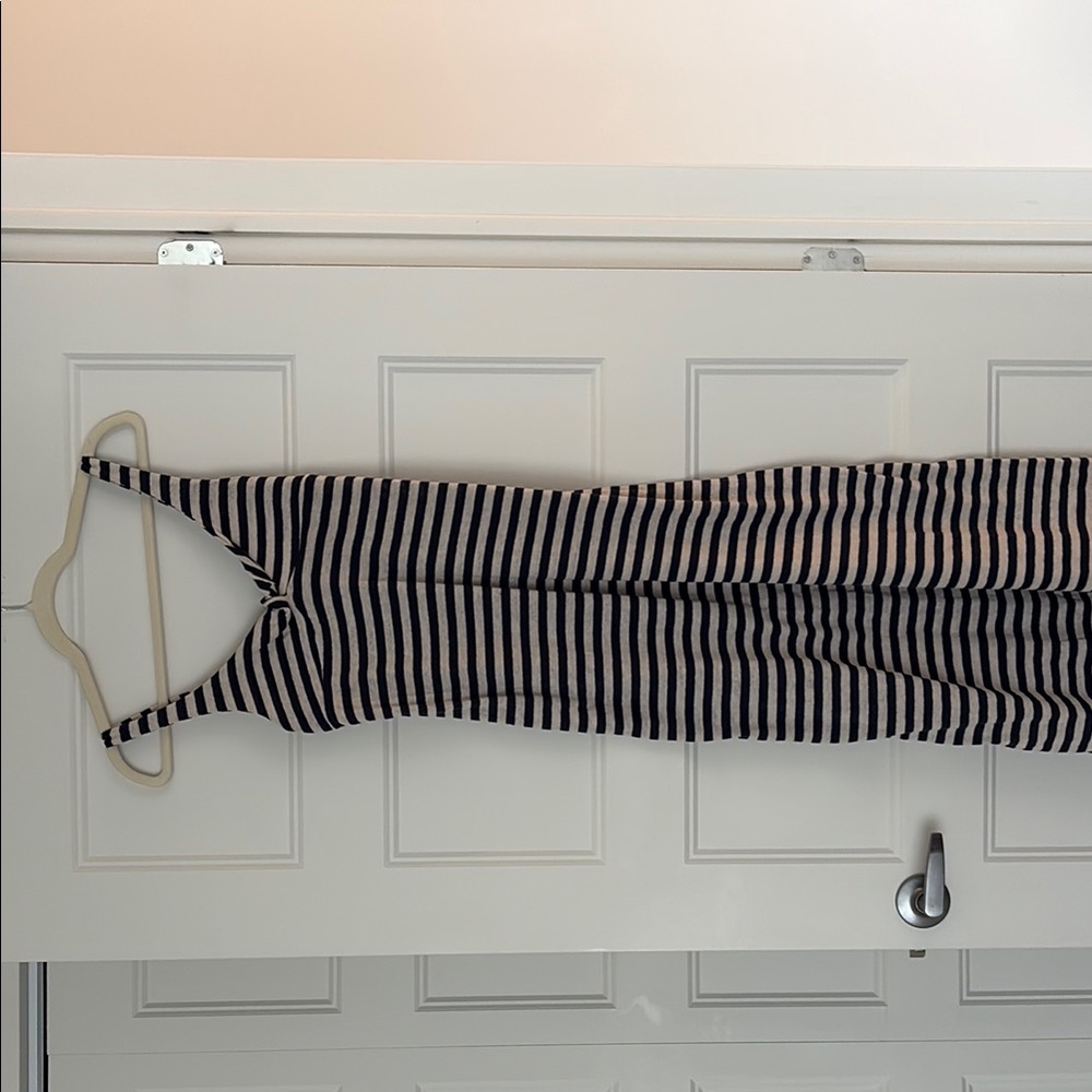 Striped Black and White Dress